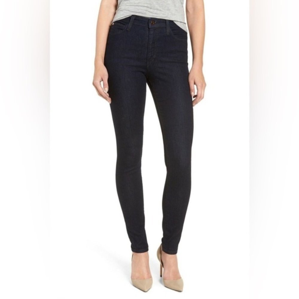 Joe's Jeans High Rise Skinny Jeans Flawless Charlie Maribel Dark Wash Denim 24